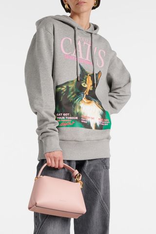 JW Anderson Printed Cotton-Blend Jersey Hoodie