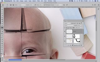 How to make a blockhead baby photo portrait