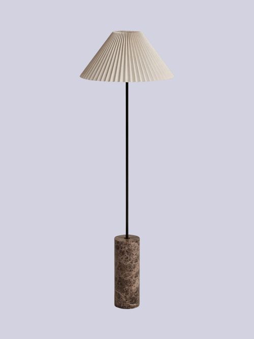 Danika Floor Lamp with Natural Linen Shade