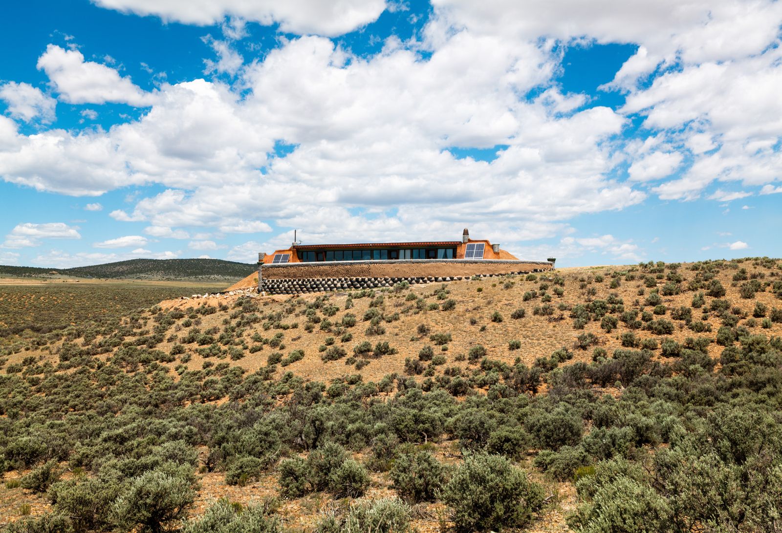 View of Earthship Tiny House Fully Explained! Off Grid Systems Overview and ...