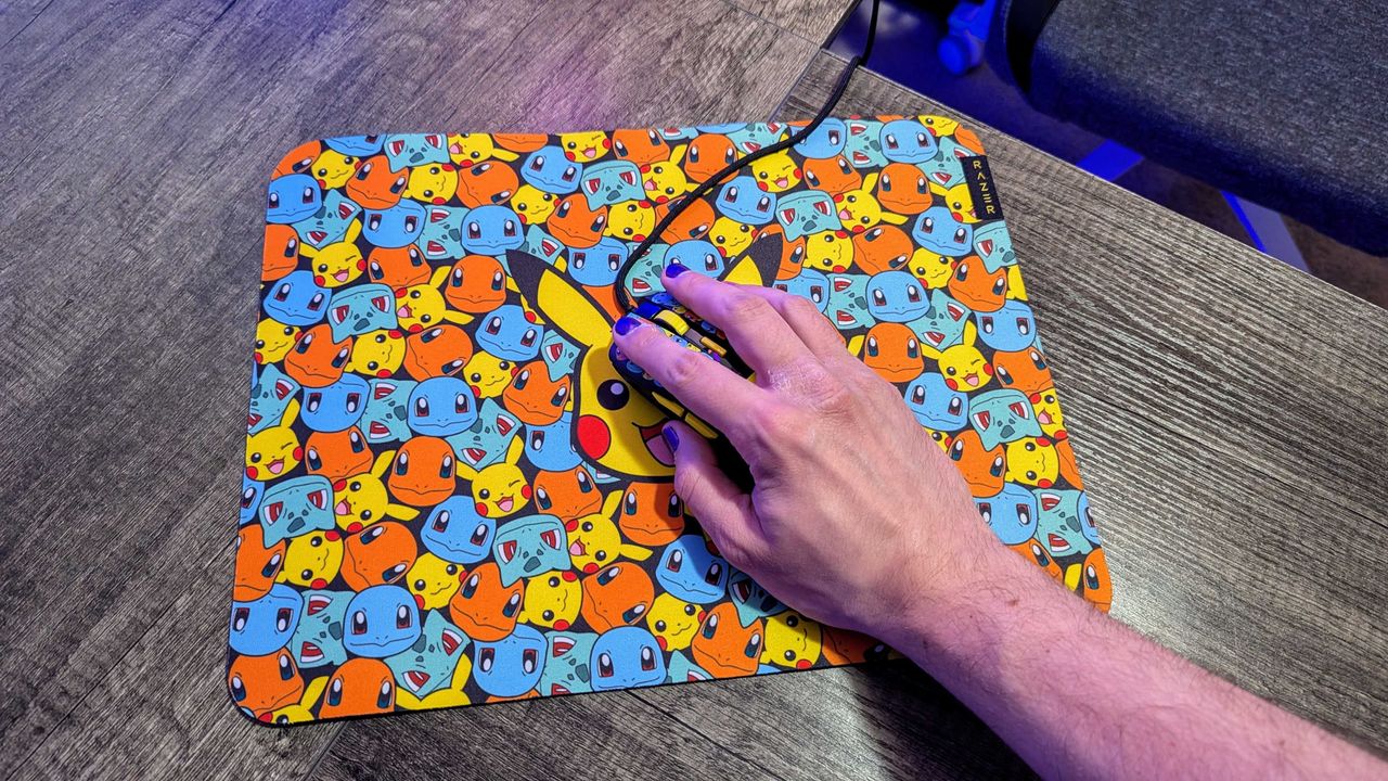 Image of the Razer x Pok&eacute;mon Collection of PC gaming accessories.