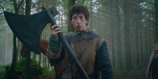 Barry Keoghan in the trailer for The Green Knight.