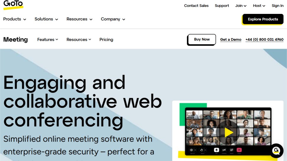 Join.me website screenshot (May 2025)