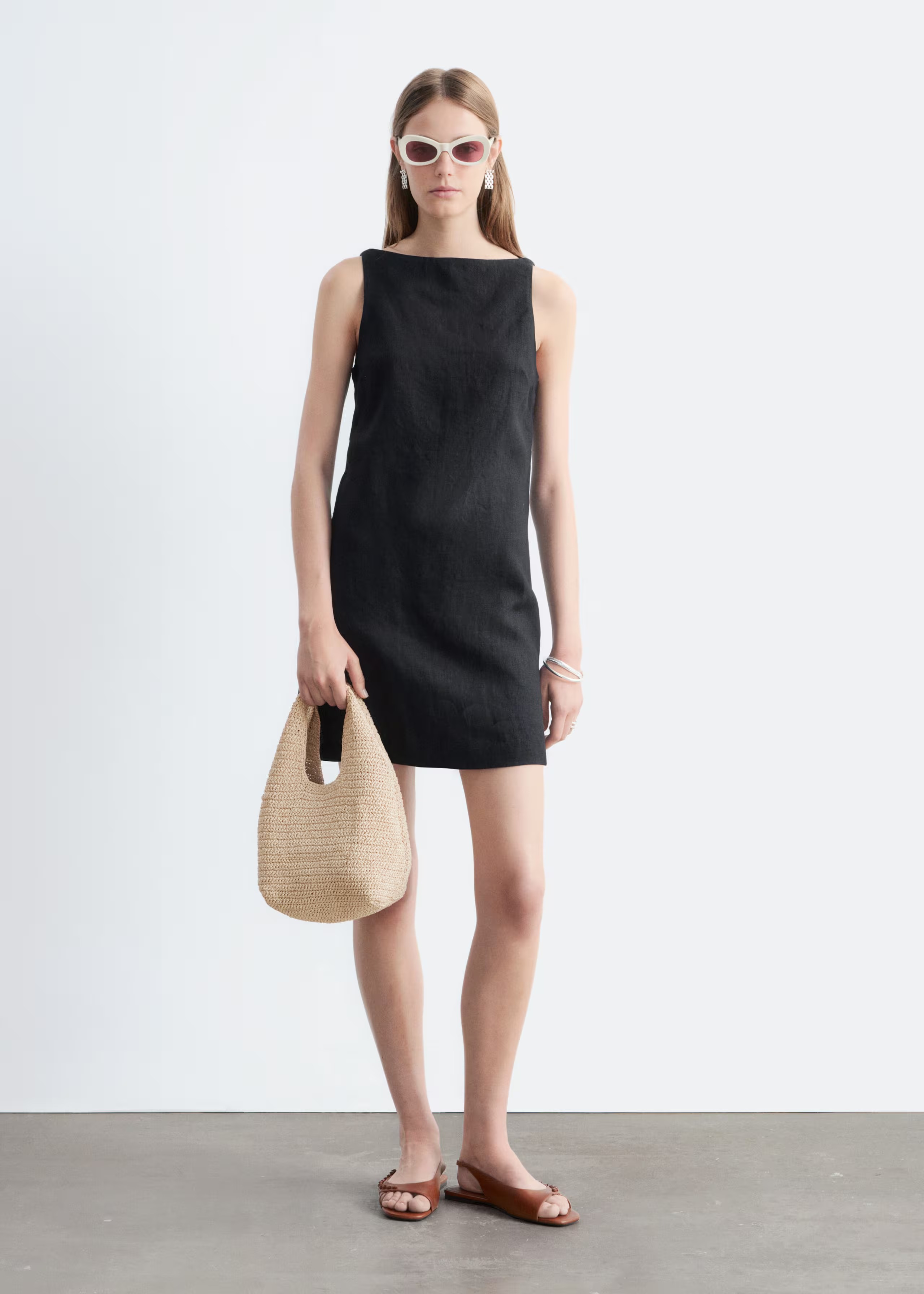 Linen Mini Dress