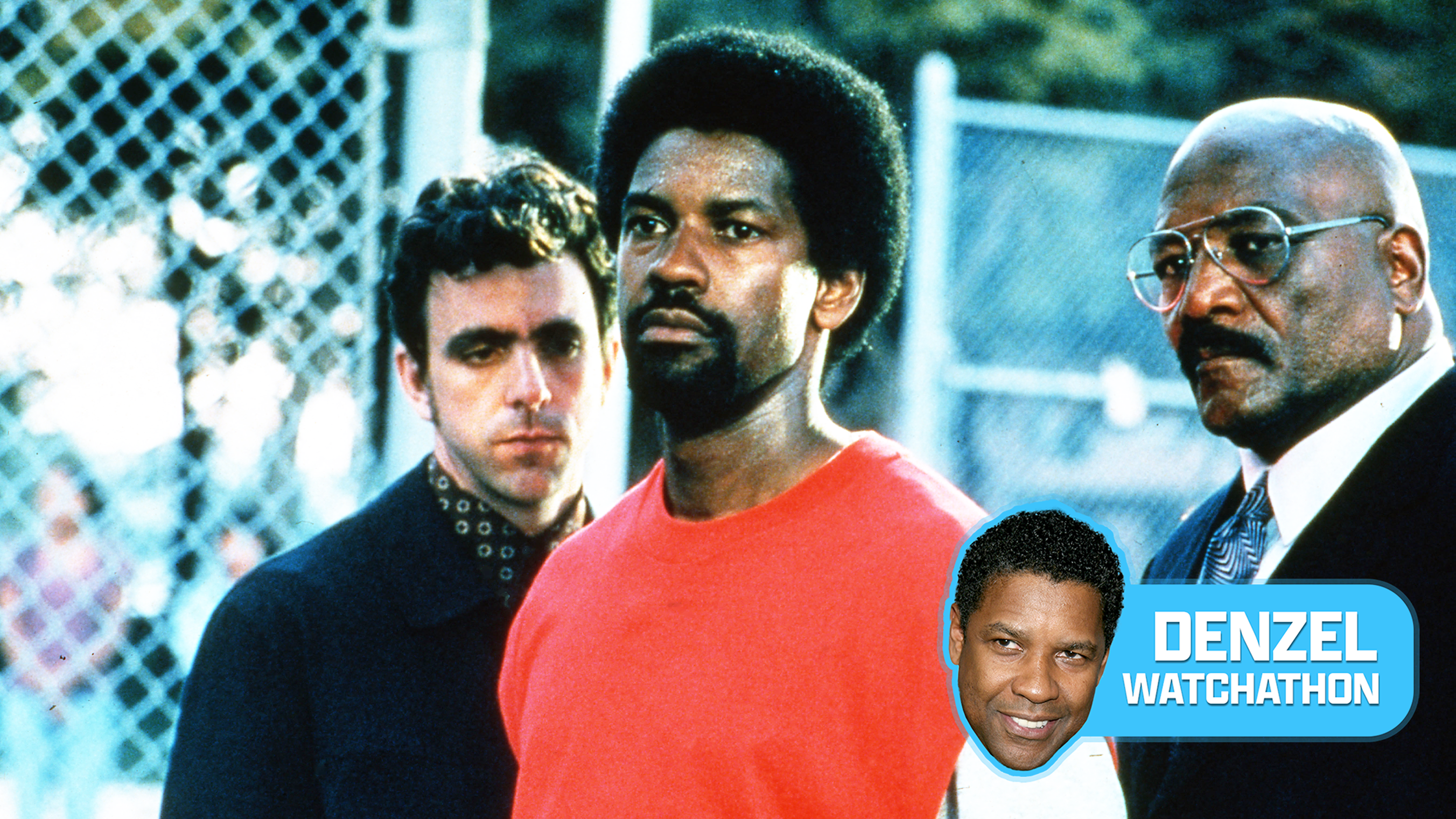 (L-R) Joseph Lyle Taylor, Denzel Washington and Jim Brown in "He Got Game" (1998)