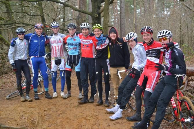 Ethan Reynolds out with the rest of the ECXC gang on a training ride. Ethan is in his "civilian" clothes while he recovers from a small concussion sustained earlier in the week.