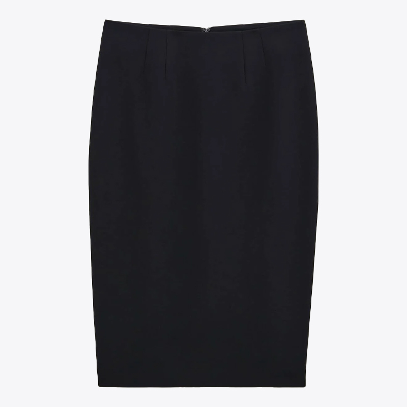 black fitted pencil skirt, Hobbs