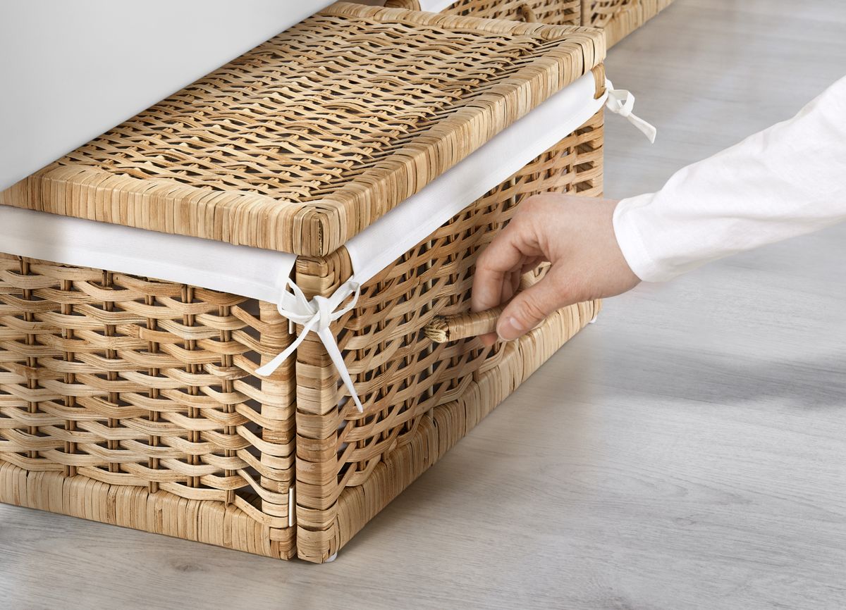 This IKEA storage basket is a musthave underbed organizer Livingetc