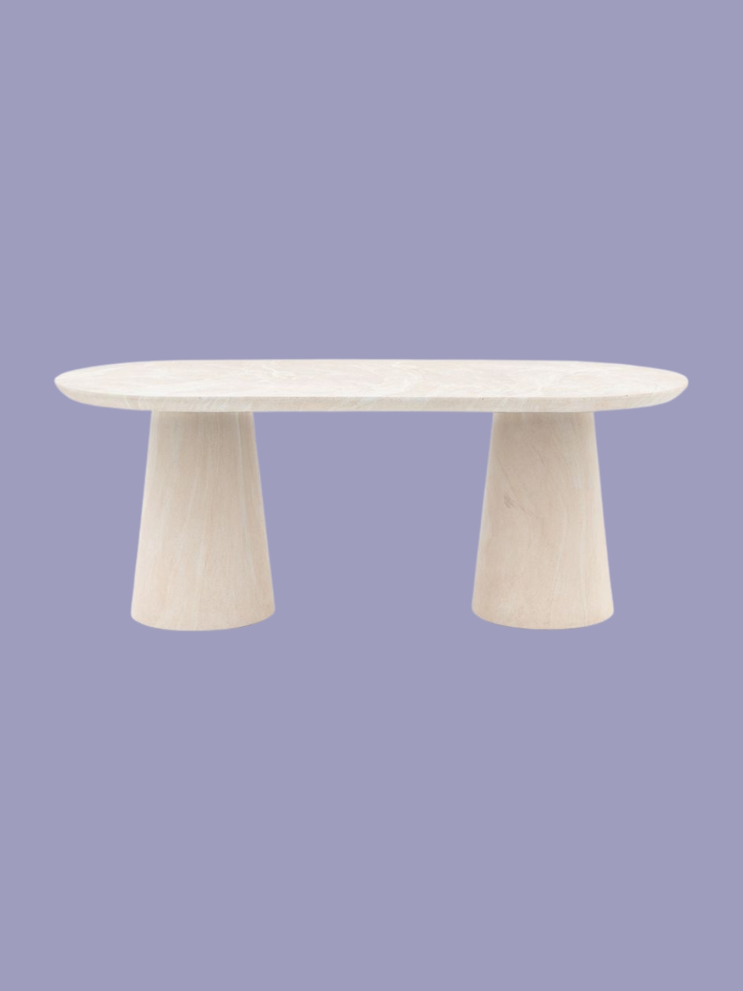Perch &amp;amp; Parrow, Terrena Dining Table in Travertine