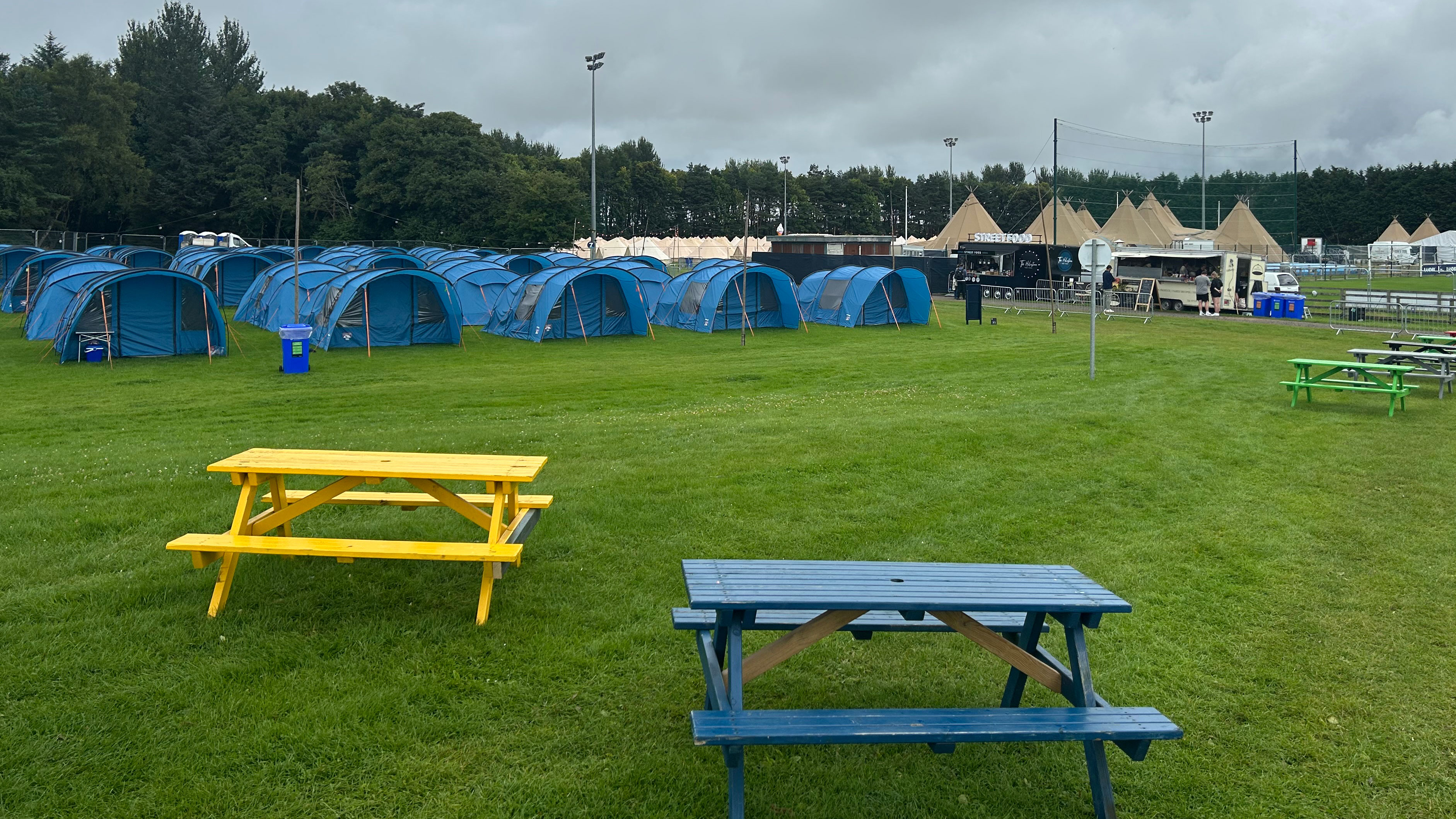Camping at The Open has become popular