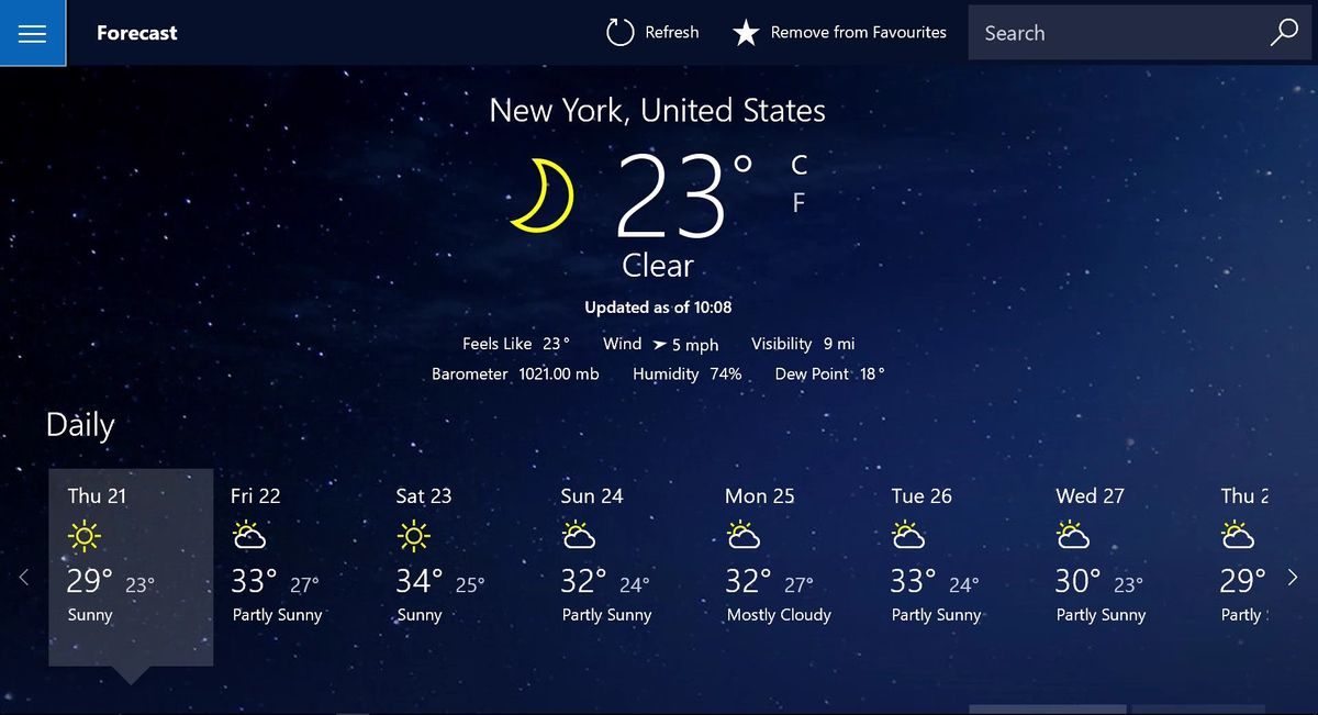 MSN Weather