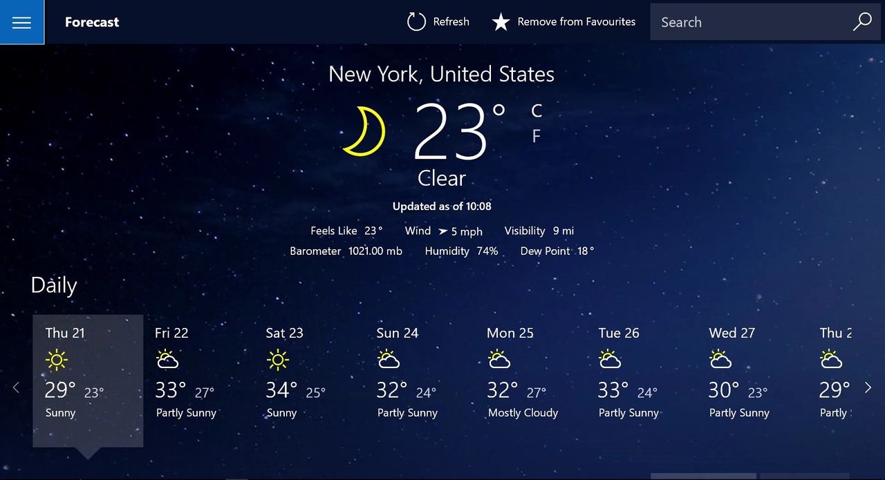 MSN Weather