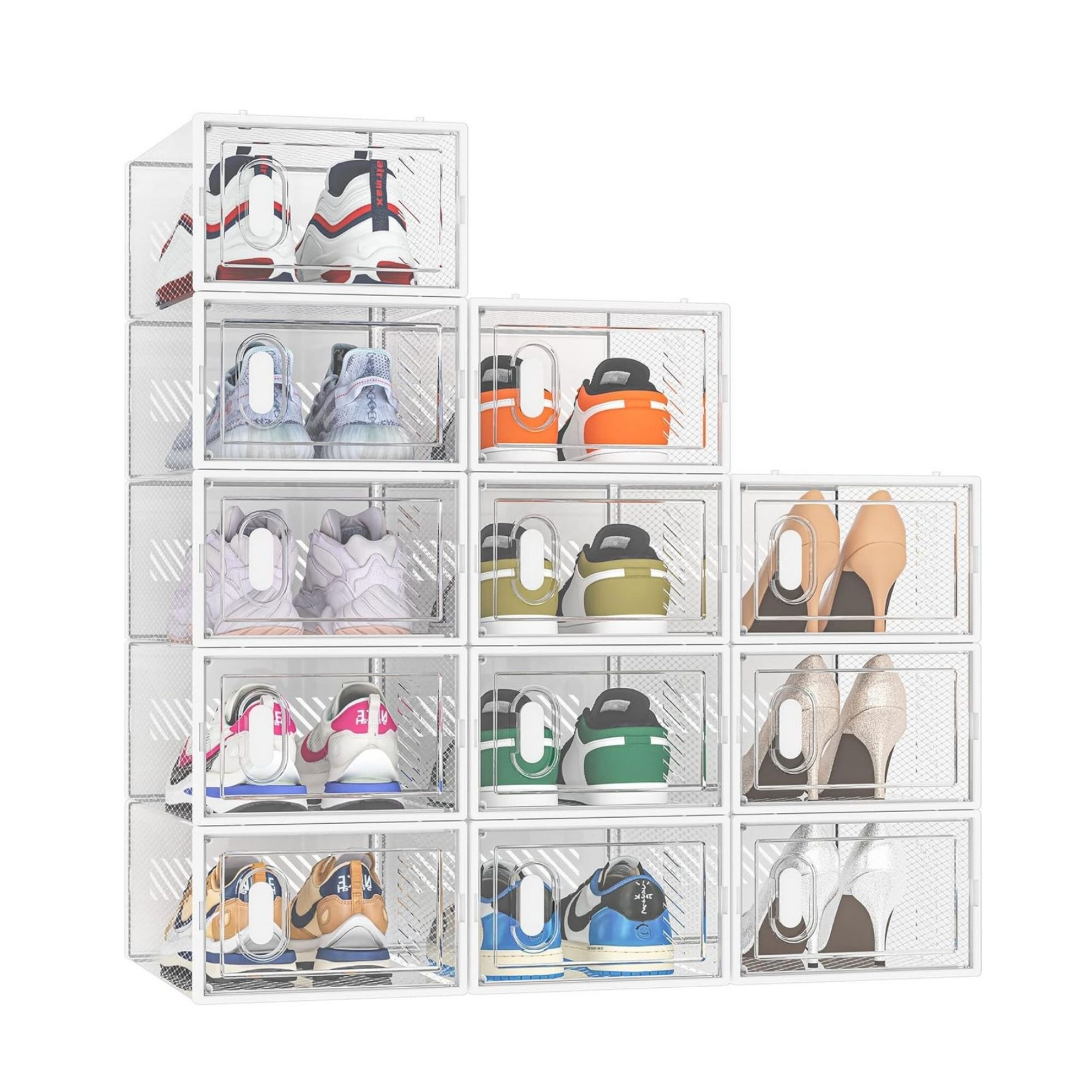 Shoe Storage Shoe Boxes, 12 pcs