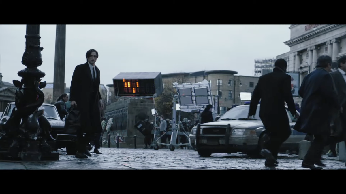 frames from the batman movie preview at DC Fandome