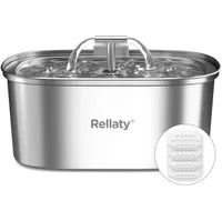 Cat Water Fountain Stainless Steel:$59.99now $29.99 on Amazon