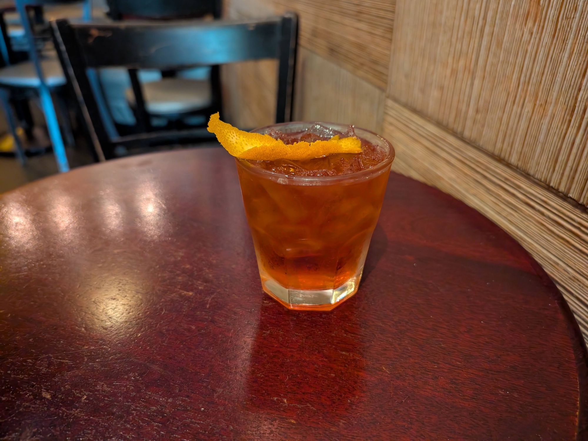 Negroni shot by Pixel 9 Pro