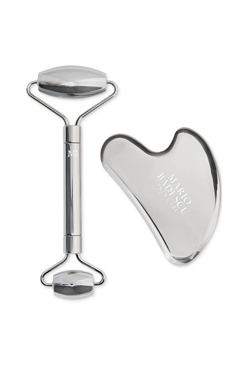 Mario Badescu, Stainless Steel Facial Roller and Gua Sha Set