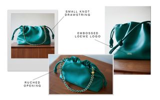 loewe flamenco purse emerald green