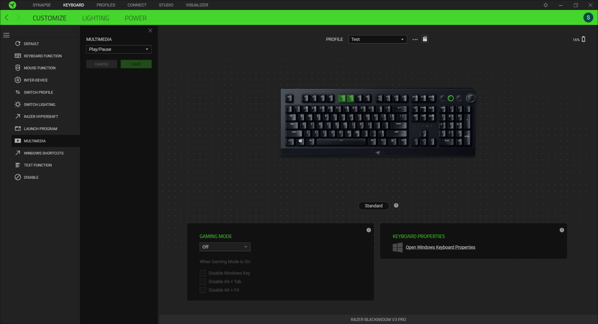 Razer BlackWidow V3 Pro