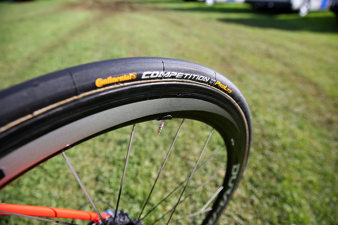 FDJ of course uses Continental Competition Pro tyres