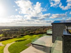 A modern home on a Devon hillside