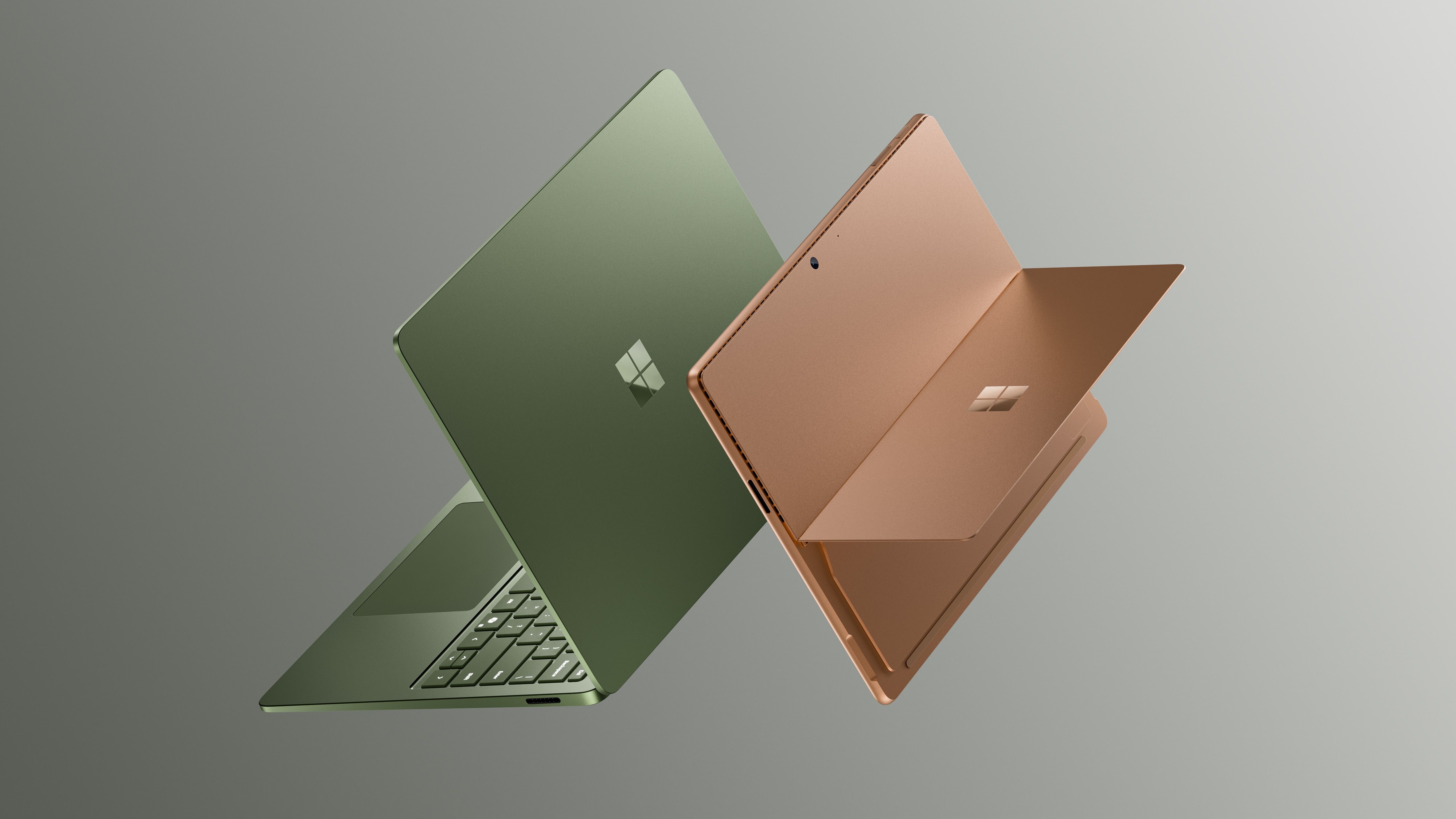 Surface Pro and Surface Laptop side by side
