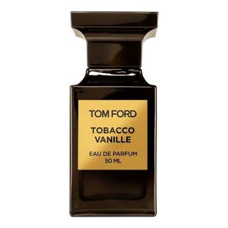 A brown 50ml Tom Ford Tobacco Vanille Eau de Parfum bottle is one of the best vanilla perfumes.