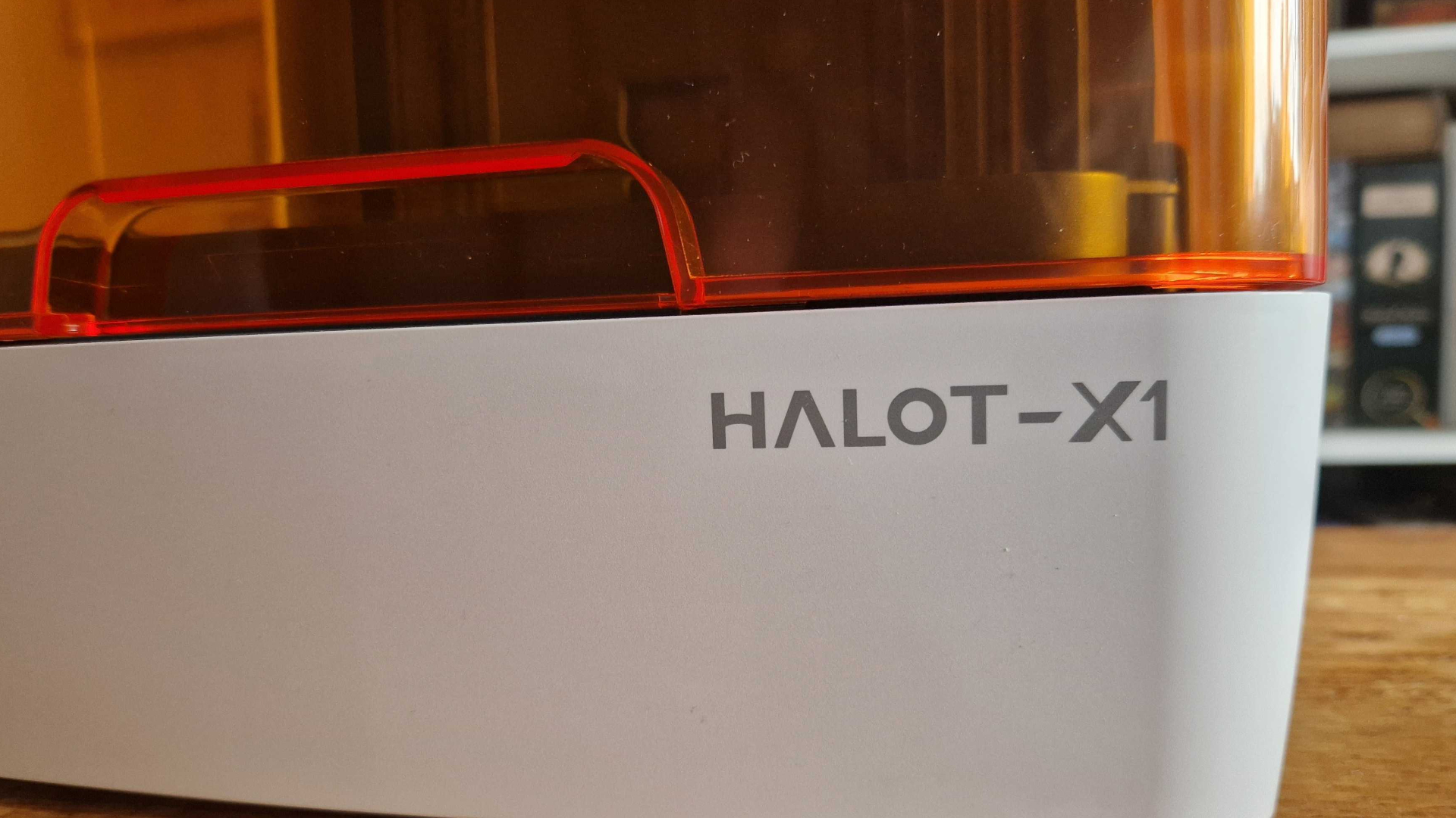 Creality Halot-X1 base seen up close