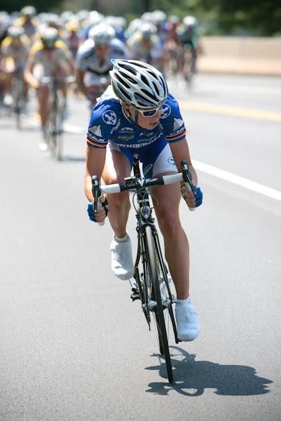 Team Nurnberger road aggressively to try and split up the field.