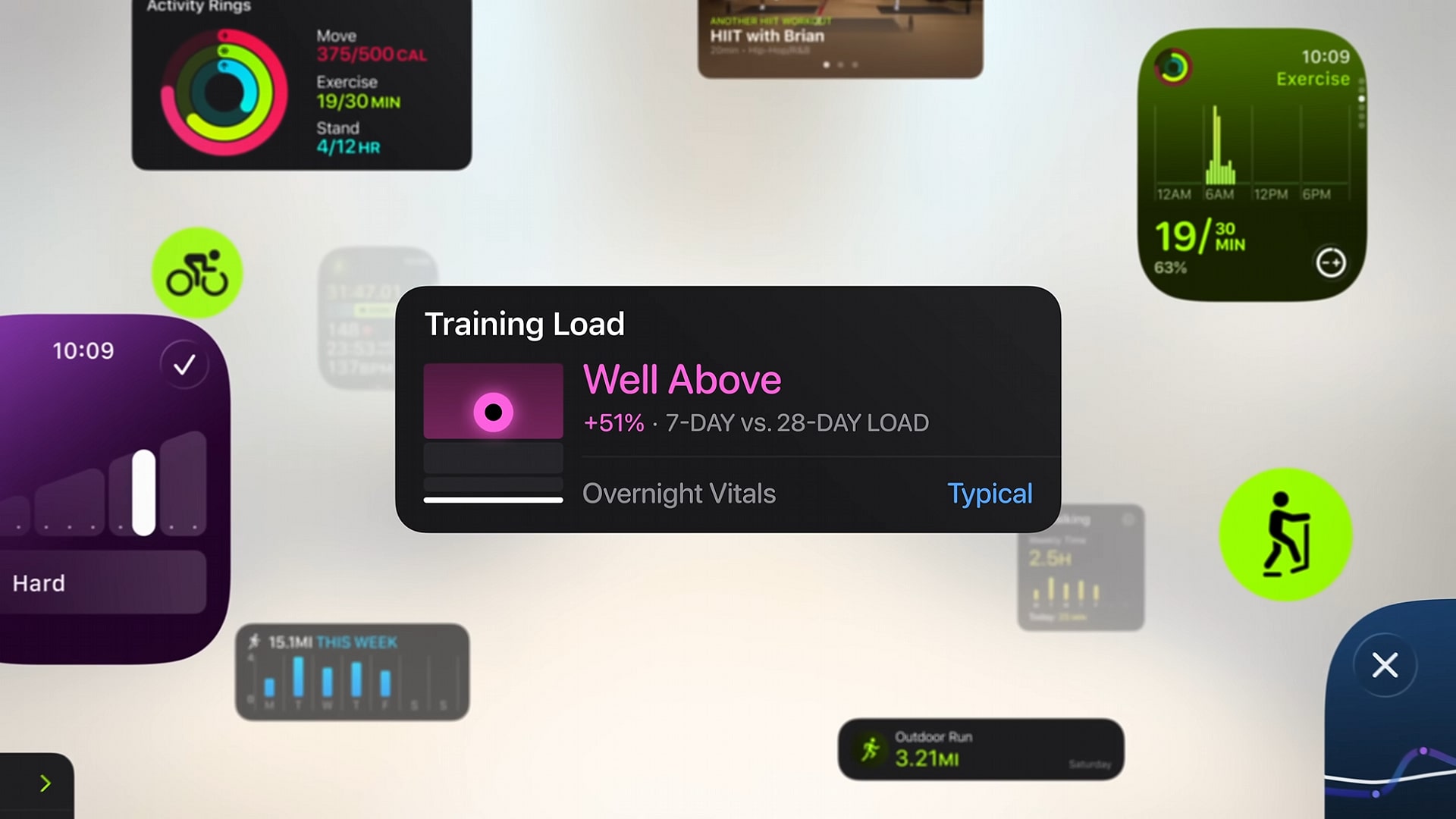 The Workout Buddy feature in watchOS 26.