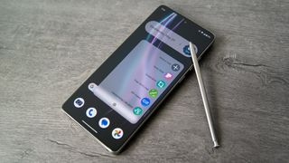 The Moto G Stylus 5G 2024 stylus menu