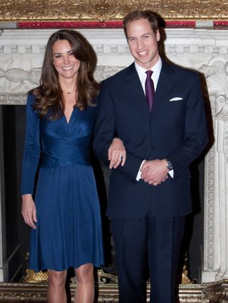 Kate Middleton and Prince William engagement photo