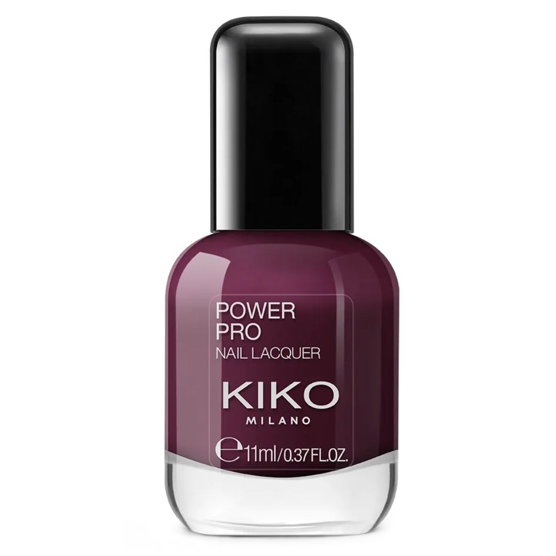 Kiko Cosmetics power pro nail lacquer in Marsala