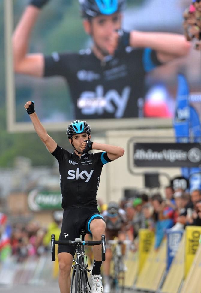 Mikel Nieve Ituralde (Team Sky) wins the final stage at the Crit&eacute;rium du Dauphin&eacute;