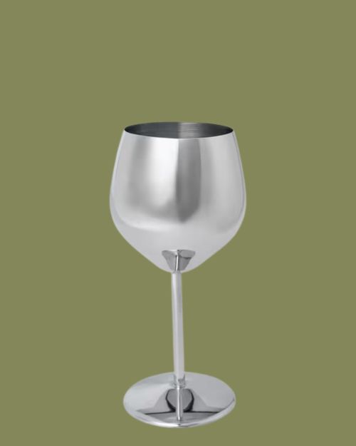 Apple Stainless Steel Wine Goblet