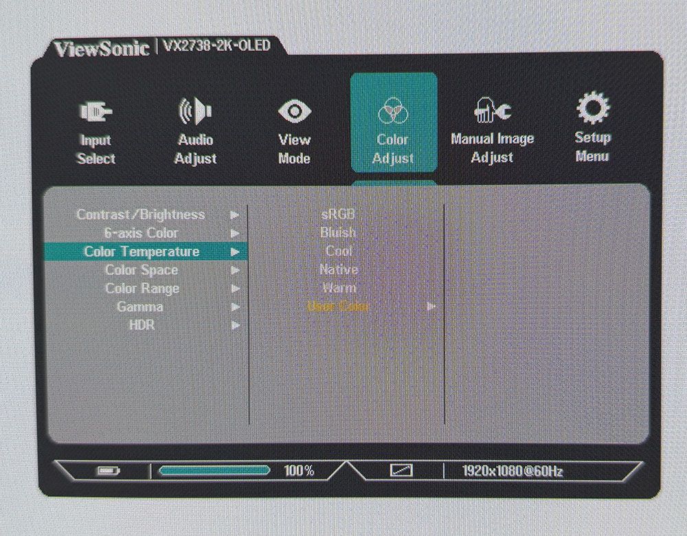 ViewSonic VX2738-2K OLED