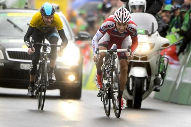 Spilak leaves Froome behind in the dash to the line
