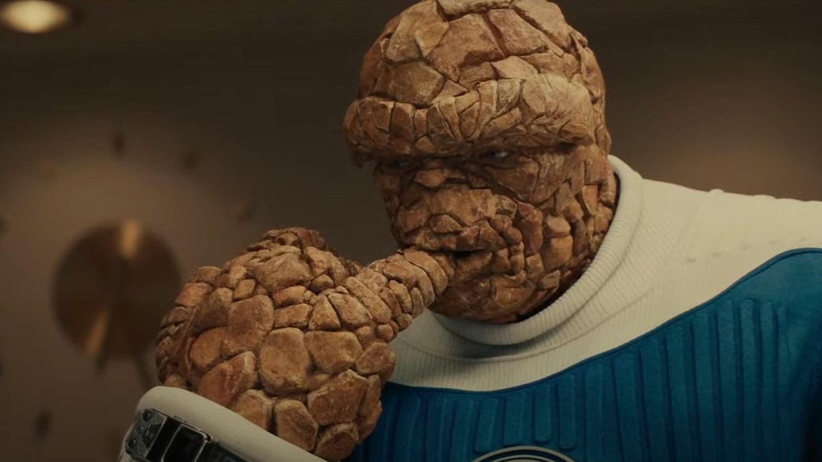 Ben Grimm/The Thing in the first teaser trailer for Fantastic Four: First Steps