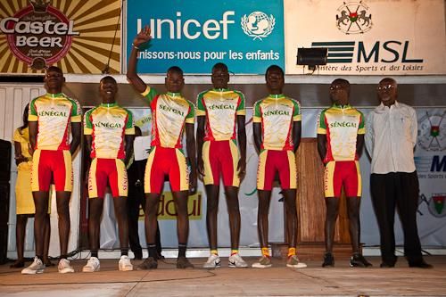 The sharp-looking team from Senegal.