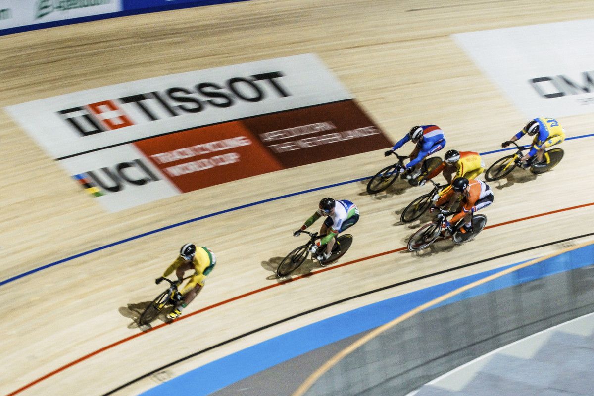 The Tissot logo is associated with cycling on the road and in the vlodrome