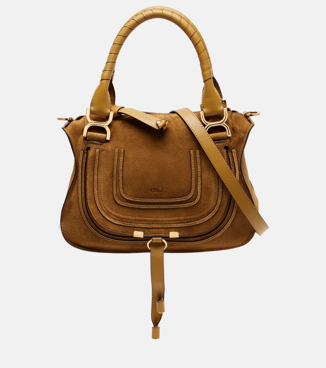 Marcie Small Suede Tote Bag
