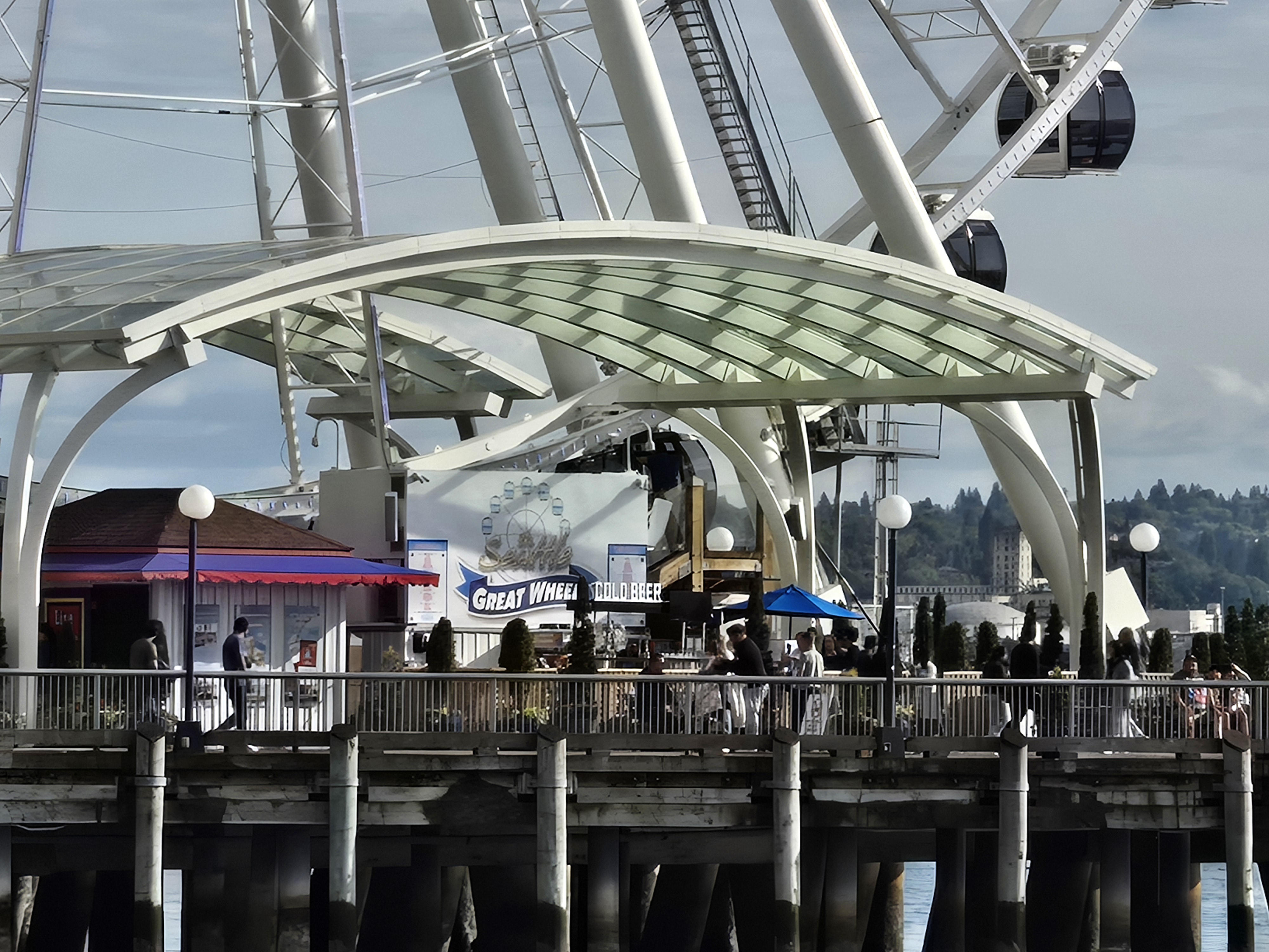Ferris wheel entrance