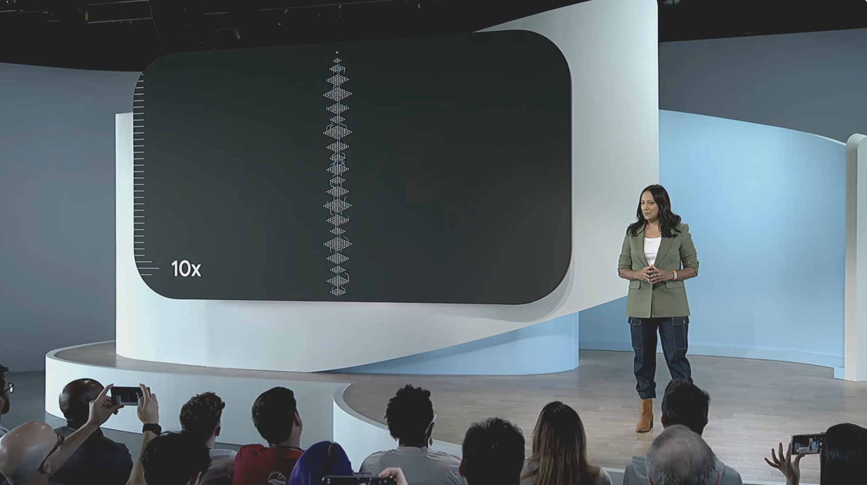 A screenshot from the Made By Google 2023 event