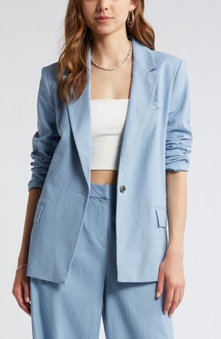 Linen Blend Blazer