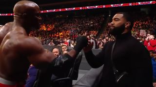 Bobby Lashley gives props to Gable Steveson on Monday Night Raw