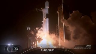 SpaceX's Starlink 17 mission lifts off on a Falcon 9 rocket from Launch Complex 39A at NASA's Kennedy Space Center in Florida, on March 4, 2021.