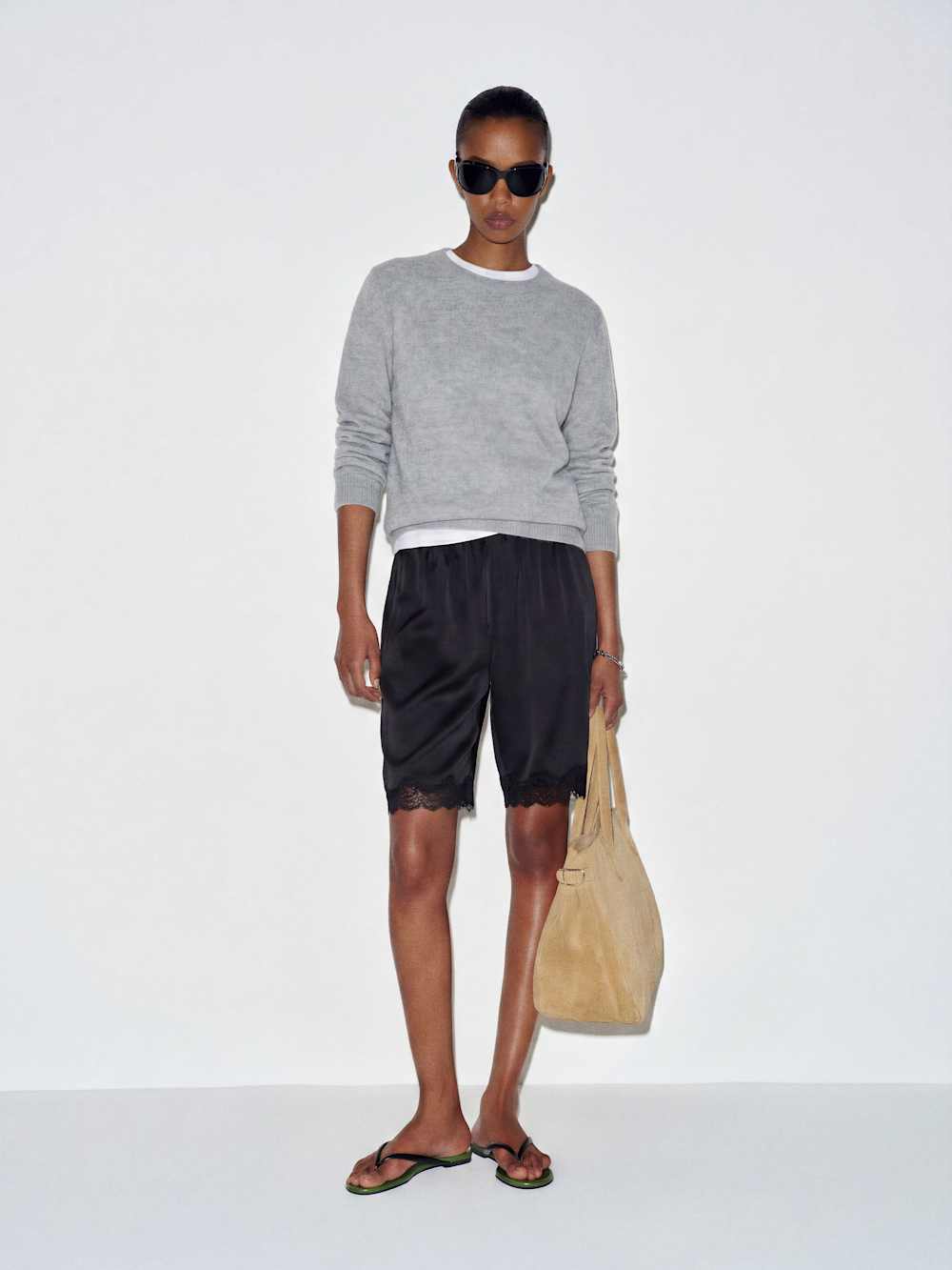 Clara Silk Bermuda Short