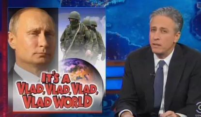 Watch The Daily Show criticize everyone over Russia's Ukraine invasion