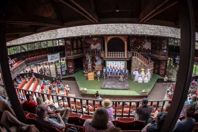 UnitedHealthcare comes onto the stage at the Shakespeare Theater.
