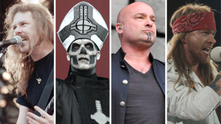 Photos of Metallica, Ghost, Disturbed and Guns N Roses onstage